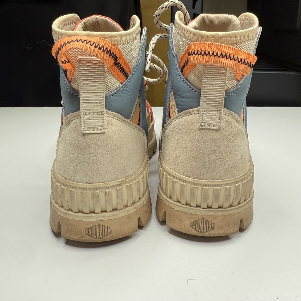 Palladium Pallashock Outcity sneakers in Almond Milk gorpcore utility lug sole - Picture 7 of 14